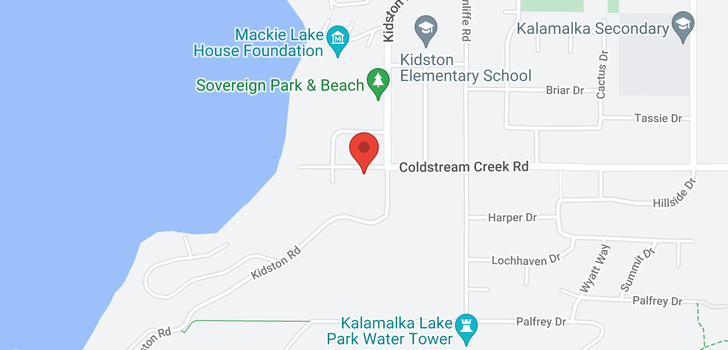 map of 12210 Coldstream Creek Road